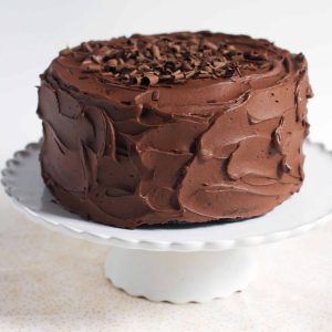 Bolo De Manteiga De Amendoim Com Creme De Chocolate