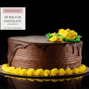 Receita Irresistível de Bolo de Chocolate com Ganache