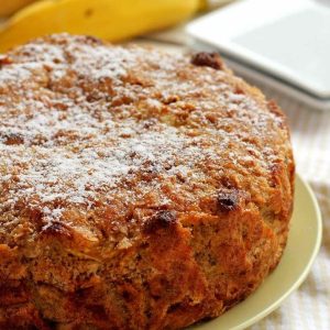 Receita de Torta Assada de Banana
